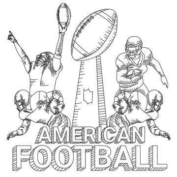 american football design