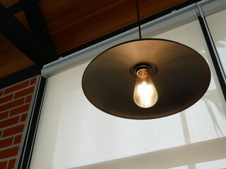 light lamp electricity hanging decorate home interior.
