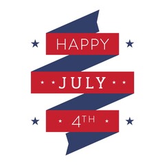happy july 4th banner