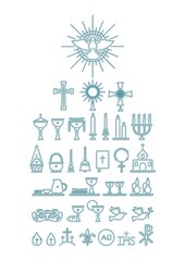 catholic religion icons