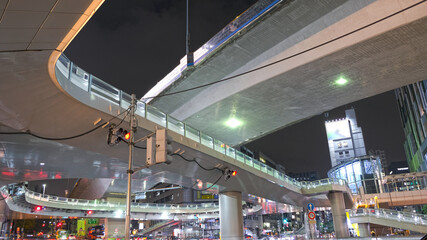 渋谷東口　ペデストリアンデッキ