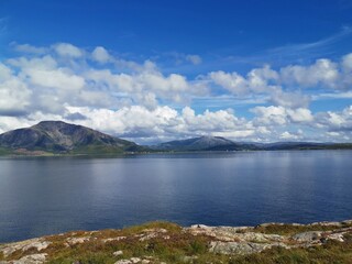 Torghatten Camping Resting Area Beautiful Nature and Flowers Brønnøysund Northern Norway