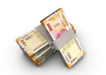Indian Rupeee Notes Pile