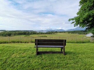 Tjøtta Ferry Terminal  Alstahaug Historic Site Helgeland Northern Norway Nature and Flowers