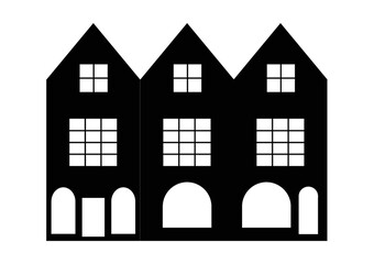 silhouette of building