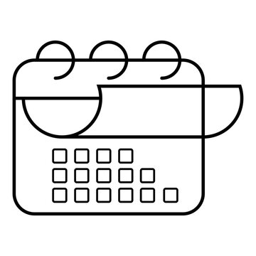 recommend clip art: Calendar icon vector illustration photo