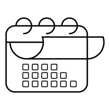 recommend clip art: Calendar icon vector illustration photo