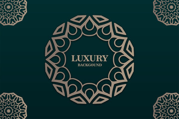 Mandala ornamental luxury background