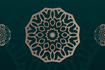 Mandala ornamental luxury background
