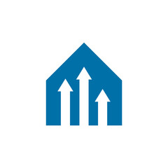 real estate logo , rent house logo