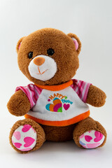 teddy bear on a white background