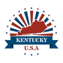 kentucky state map label