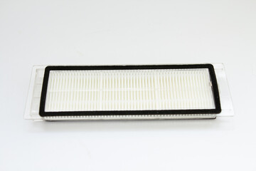 filter for vacuum cleaner on a white background