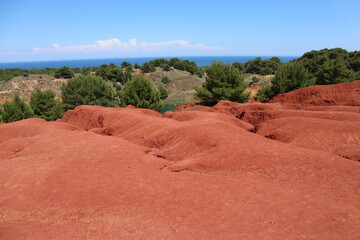 Otranto - Panorama dalla cima della cava di bauxite