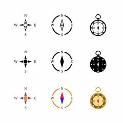 Compass Icon : Travel Theme, Transportation Theme, Infographics and Other Graphic Related Assets.