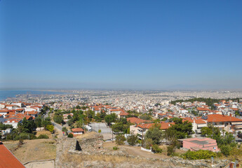 Fototapeta na wymiar Aerial view of Thessaloniki