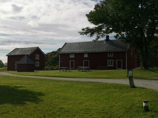 Fototapeta na wymiar Alstahaug Historic Site Sandnessjøen Helgeland Northern Norway 