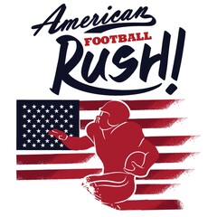 american football poster design