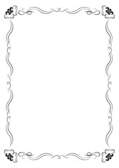 ハートのエレガントフレーム