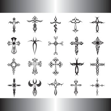 Tribal Cross Tattoos Images – Browse 6,258 Stock Photos, Vectors, and Video