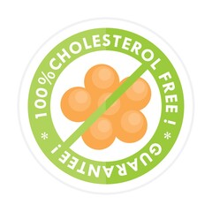 cholesterol free label