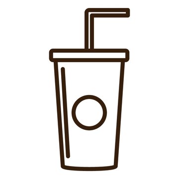 recommend clip art: takeaway cup with a straw