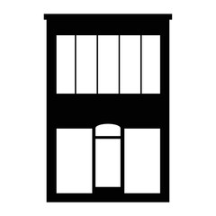 silhouette of building