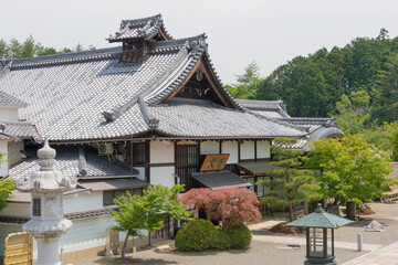 Fototapeta na wymiar Myoman-ji Temple in Kyoto, Japan. The temple was founded in 1389.
