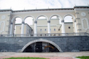 Building with columns, architecture, Russia, Ulan-Ude