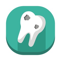 tooth with caries