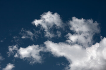Blue sky with White Clouds