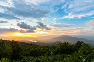Phu Ho Beautiful mountain of Loei Province, Thailand. PHU PA PO This Mountain looks like the Fuji in Japan.