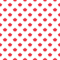 Seamless geometric patterns with with maple leafs
