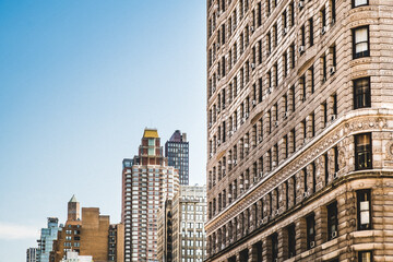 Fototapeta na wymiar group of buildings in Midtown in New York City, USA