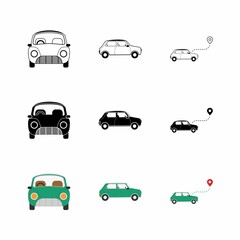 Car Icon : Transportation Theme, Infographics and Other Graphic Related Assets.