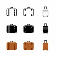 Suitcase Icon : Travel Theme, Fashion Theme, Infographics and Other Graphic Related Assets.