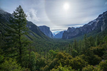 Fototapeta premium tunnel view in yosemite nationalpark, california, usa