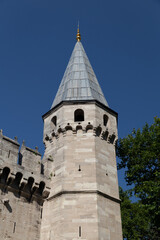 Fototapeta na wymiar Gate of Salutation in Topkapi Palace, Istanbul, Turkey