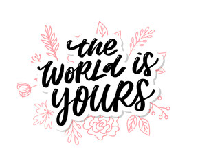 Travel life style inspiration quotes lettering. Motivational typography. Calligraphy graphic design element. Collect moments Old ways wont open new doors. Lets go explore. Every picture tells a story