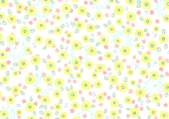 花模様（イエロー）