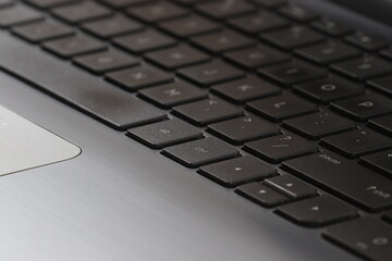 computer keyboard, control key close up