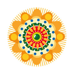 Beautiful colorful Rakhi, Hindu Festival