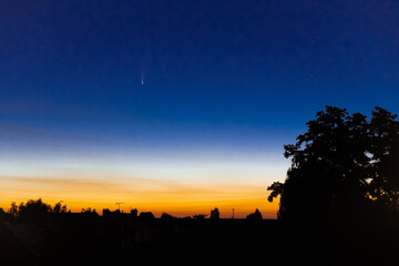 Comete C/2020 F3 Neowise dans le ciel de l'Aisne