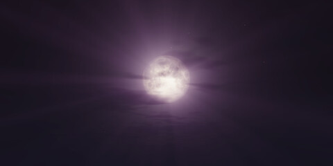 Obraz premium full moon at night night sky
