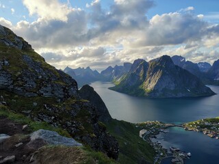 Reinebringen Lofoten Hiking Trial Reine Scenic Spectacular View Northern Norway