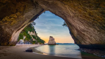 Papier peint photo Cathedral Cove Cathedral Cove North island new Zealand cave  © michael