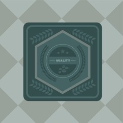 premium quality label