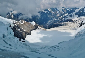 Fototapeta na wymiar Eigergletscher, Berner Oberland, Schweiz