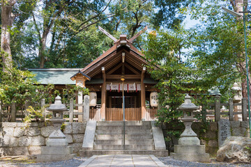 Konoshimanimasu Amaterumitama Shrine (Kaiko no Yashiro) in Kyoto, Japan. The Shrine was a history of over 1300 years.