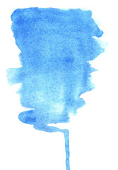 colorful blue watercolor splash background stain drop design artistic element for banner print template cover decoration